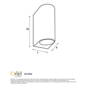 HERA White IP54 GU10 Up and Down Wall Light