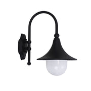 Moca Outdoor Wall Light Black and Opal