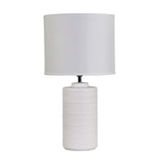 Jenny White Ceramic E27 Table Lamp