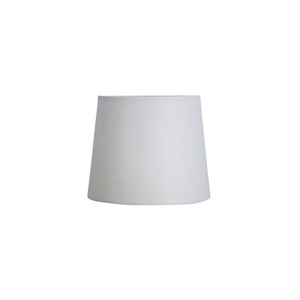 27cm Harp Mount White Linen Shade