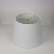 27cm Harp Mount White Linen Shade