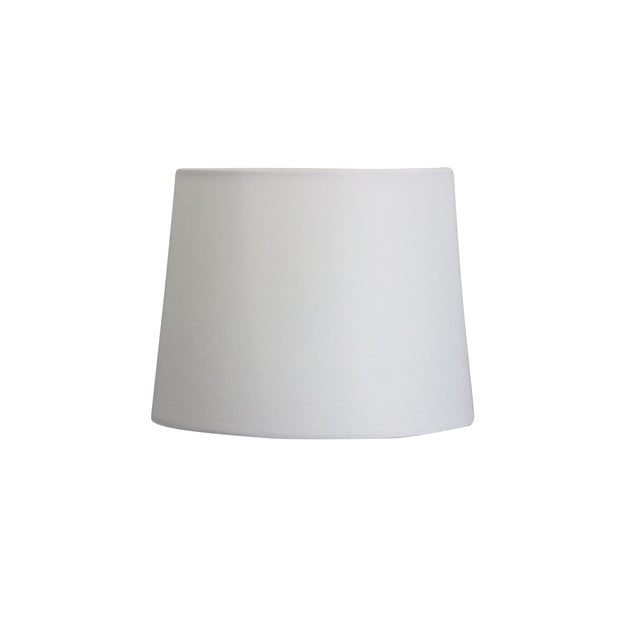 33cm Harp Mount White Linen Shade