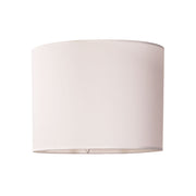 40cm White Cotton Drum Shade