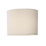 40cm White Cotton Drum Shade