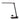 Luke LED Black Desk Lamp Touch Dim USB Port