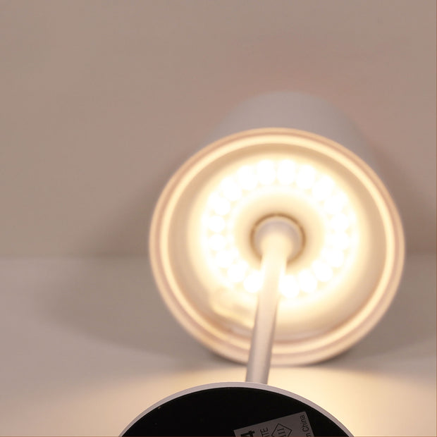 MINDY 3w 3000K LED Rechargeable White Table Lamp