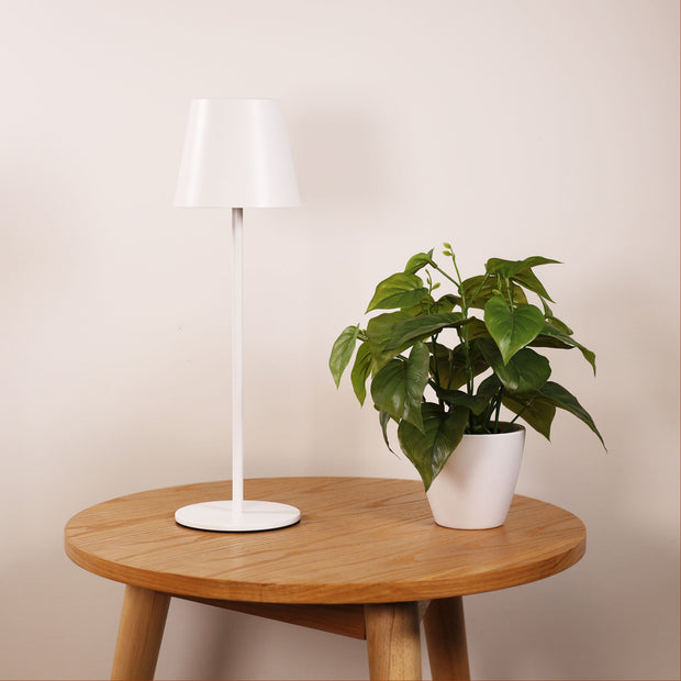 MINDY 3w 3000K LED Rechargeable White Table Lamp