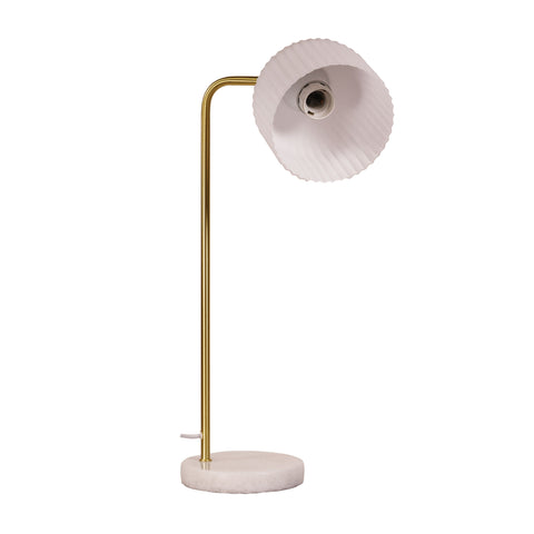 Charlotte Decorative Task Lamp Satin Brass