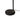 MYRA Black Marble and Satin Brass With Black Shade Height Adjustable E27 Table Lamp