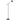 Olav Floor Lamp Black and Brass