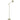 Olav Floor Lamp Green Satin and Brass