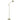 Olav Floor Lamp Green Satin and Brass