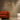 Olav Floor Lamp Orange Satin and Brass