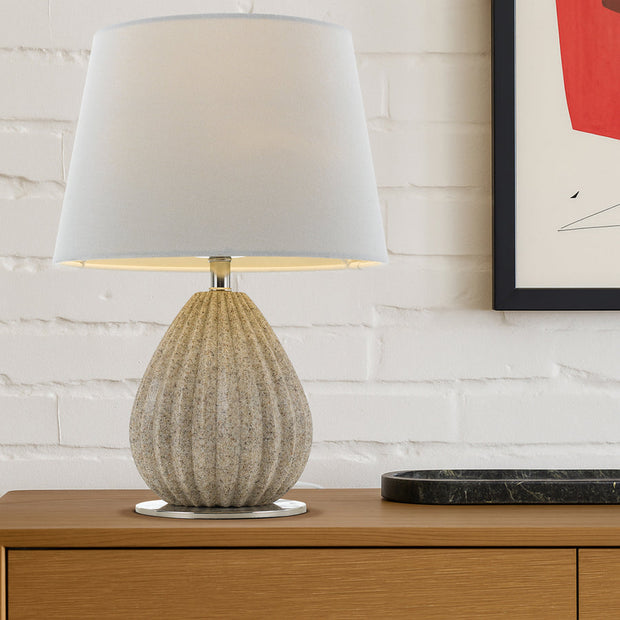 Orson Table Lamp Vanilla With Cream Shade
