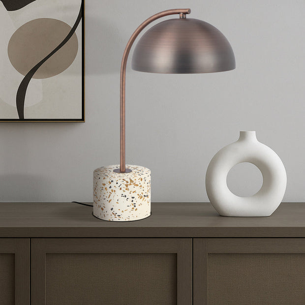 Ortez White Terrazzo Table Lamp
