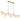 ORTON 7xG9 Antique Gold with Opal Matt Glass Ball 1150mm Pendant
