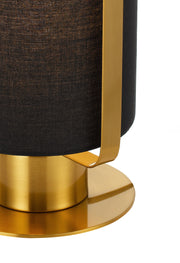 Orwel 1 Light Table Lamp Black/Antique Gold