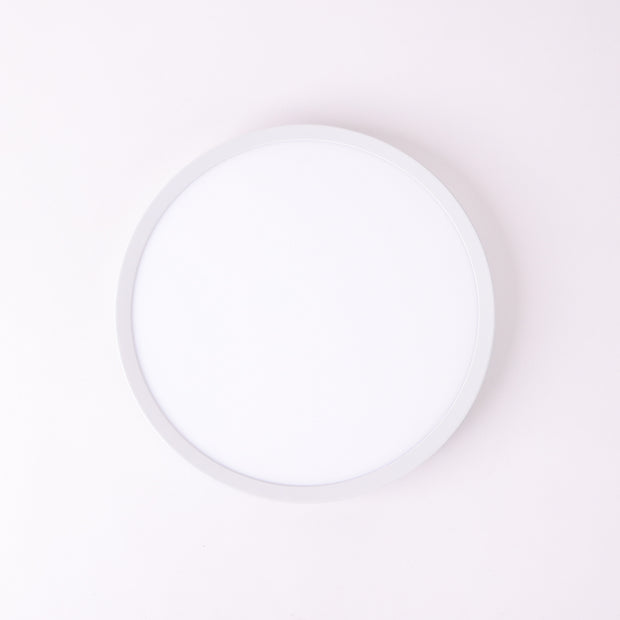 18w Tri Slimline 300mm Oyster Dimmable IP54 White