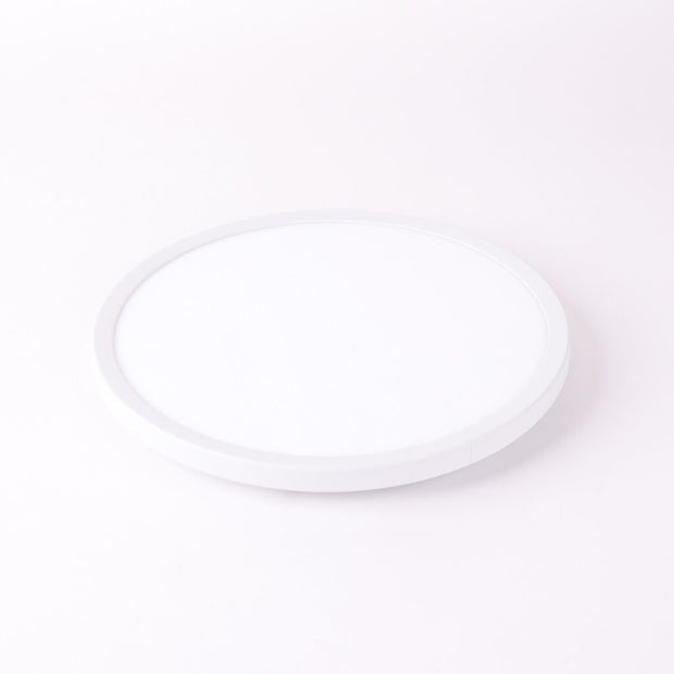 18w Tri Slimline 300mm Oyster Dimmable IP54 White