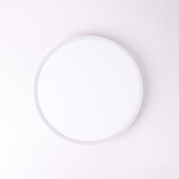 24w Tri Slimline 420mm Oyster Dimmable IP54 White