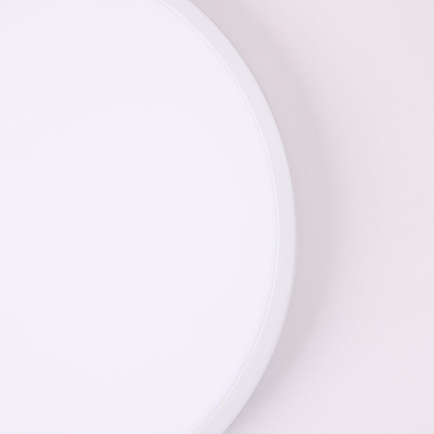 24w Tri Slimline 420mm Oyster Dimmable IP54 White