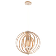 Oasis Timber Pendant Light - Small