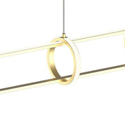 ODIN 30w LED CCT Dimmable Brass Crosspiece Pendant