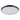 Ollie 2 300mm Oyster 18w/25w CCT LED Black Trim