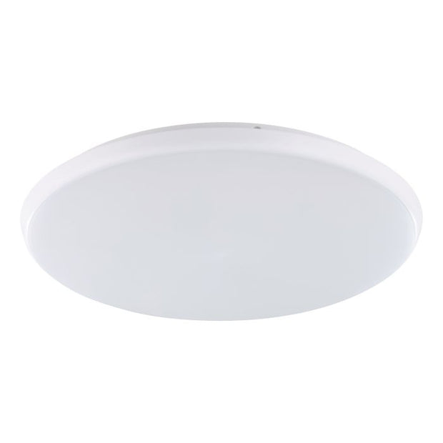 Ollie 2 400mm Oyster 28w/35w CCT LED White Trim