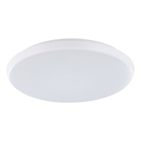 Ollie 2 300mm Oyster 18w/25w CCT LED White Trim