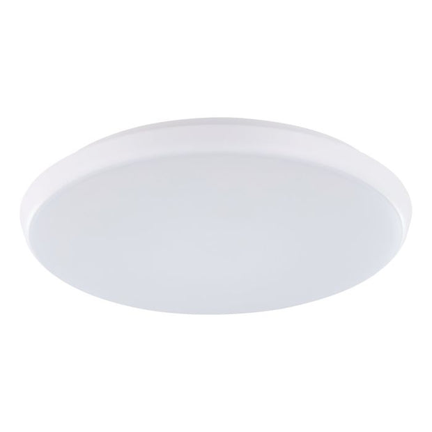 Ollie 2 300mm Oyster 18w/25w CCT LED White Trim