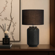Pascal Grey Ceramic Table Lamp E27