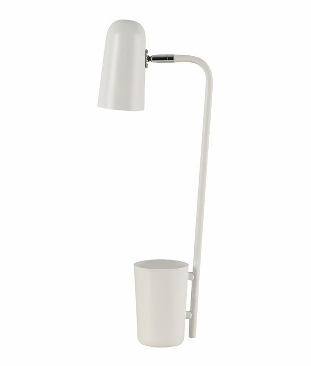 Pastel E14 Table Lamp with Storage White