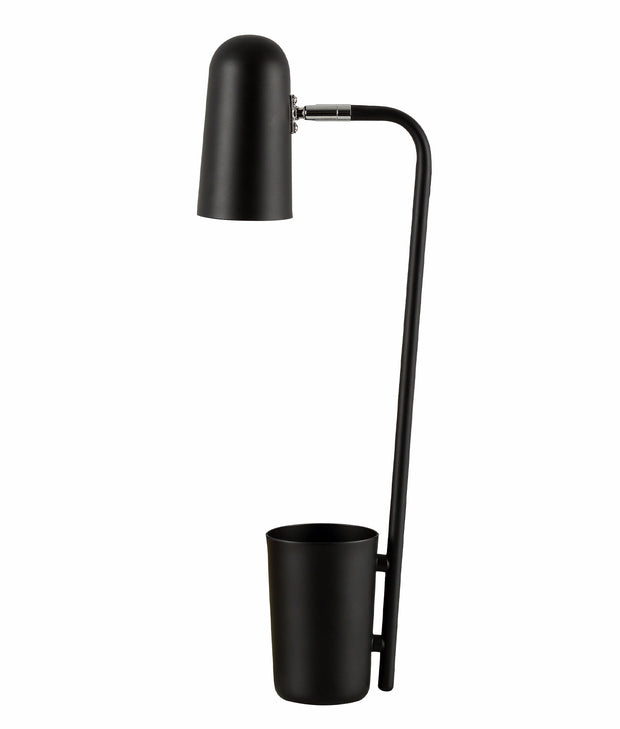 Pastel E14 Table Lamp with Storage Black