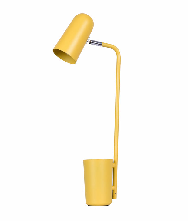 Pastel E14 Table Lamp with Storage Yellow