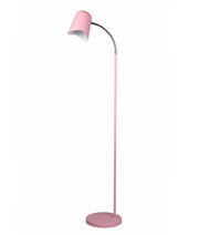 Pastel E27 Floor Lamp with Wave Edge Pink