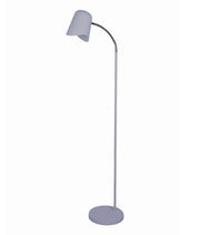 Pastel E27 Floor Lamp with Wave Edge Grey