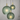 Patino 40 Pendant Gold with Green Glass