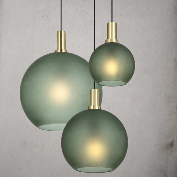 Patino 30 Pendant Gold with Green Glass