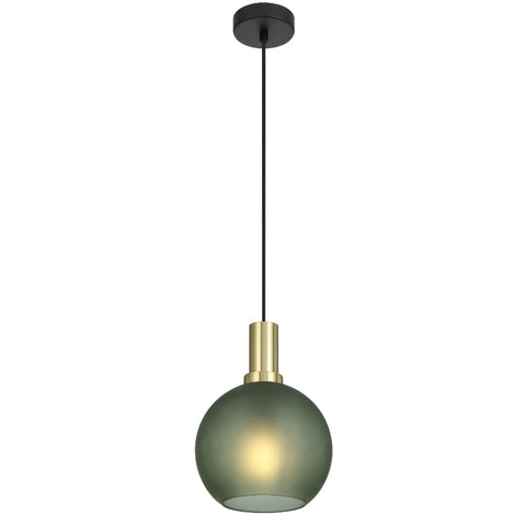 Patino 20 Pendant Gold with Green Glass