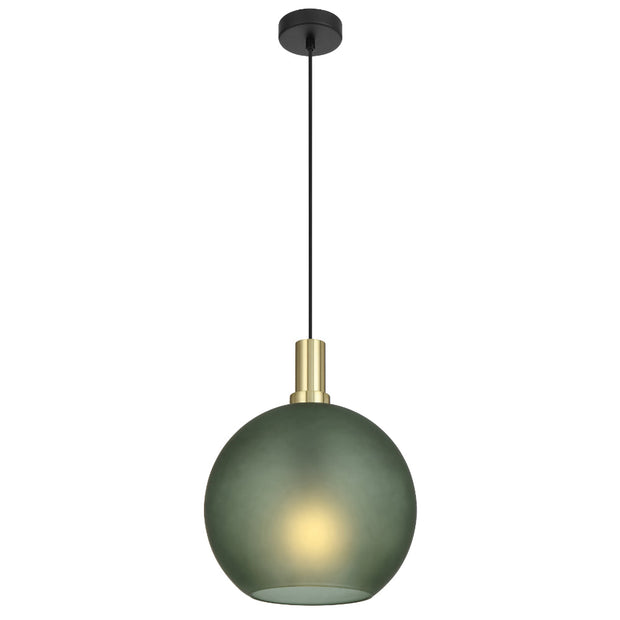 Patino 30 Pendant Gold with Green Glass