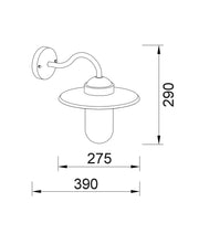 Payong IP44 Sun Hat 304SS Electroplated Brass with Clear Glass