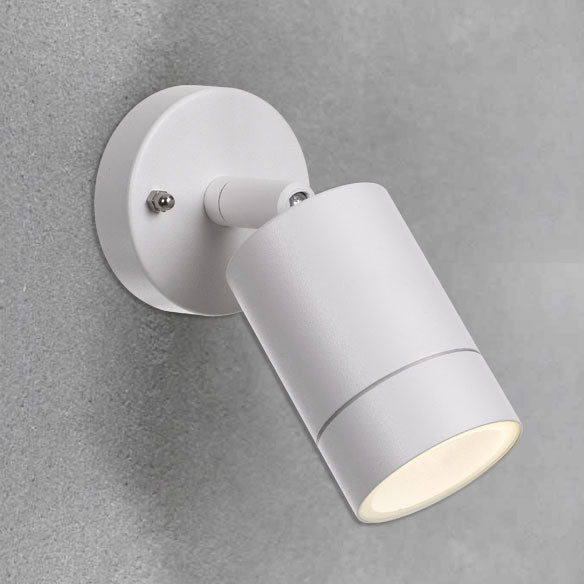 PEAK GU10 IP54 White Single Adjustable Wall Light