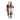 Pedral 18 Coach Wall Light IP44 Bronze with Clear Water Effect Glass E27