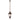 Pedral 18 Pendant Light IP44 Bronze with Clear Water Effect Glass E27