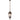Pedral 23 Pendant Light IP44 Bronze with Clear Water Effect Glass E27