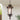 Pedral 23 Pendant Light IP44 Bronze with Clear Water Effect Glass E27