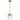 Pelion 1lt Pendant Antique Gold with Clear Glass