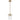 Pelion 1lt Pendant Antique Gold with Clear Glass