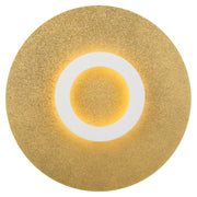 Pelzer 60 24W 3000K LED Wall Light White with Gold